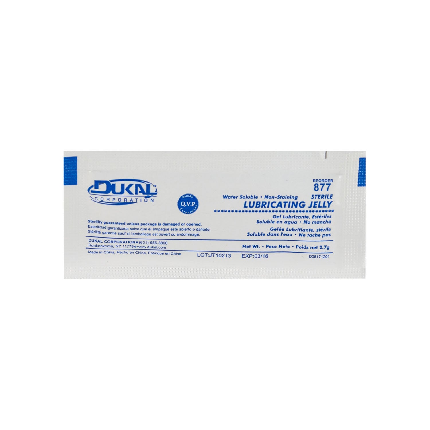 Dukal Corporation Sterile Lubricating Jelly