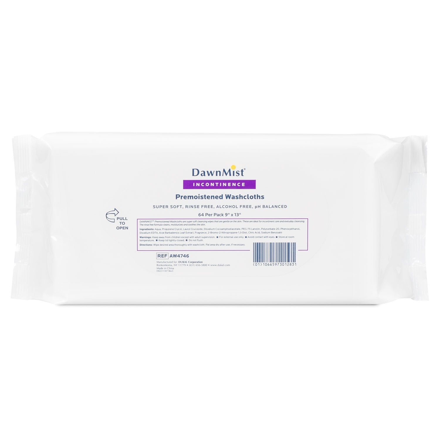 Dukal Corporation Dawnmist Washcloths