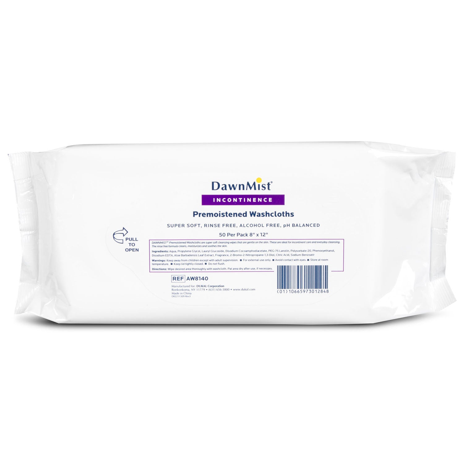 Dukal Corporation Dawnmist Washcloths
