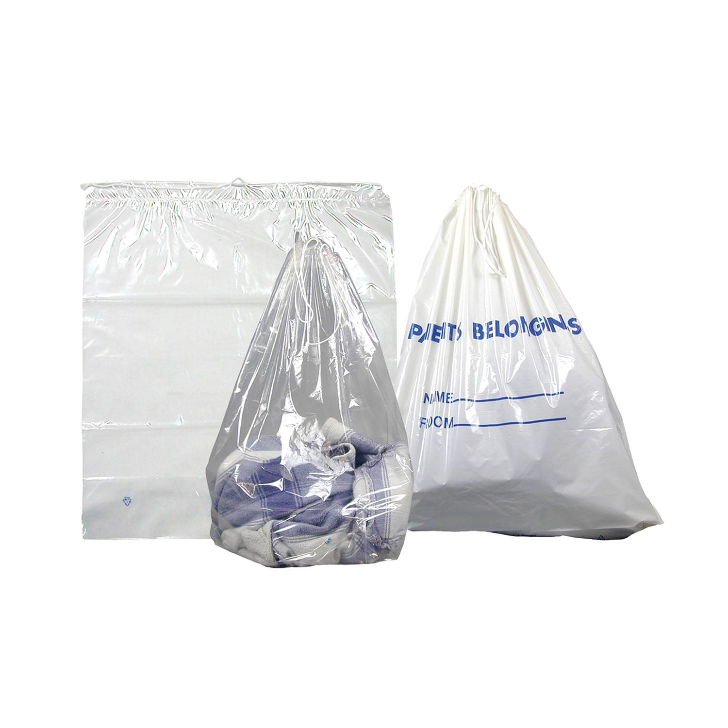 Dukal Corporation Drawstring Patient Belongings Bag