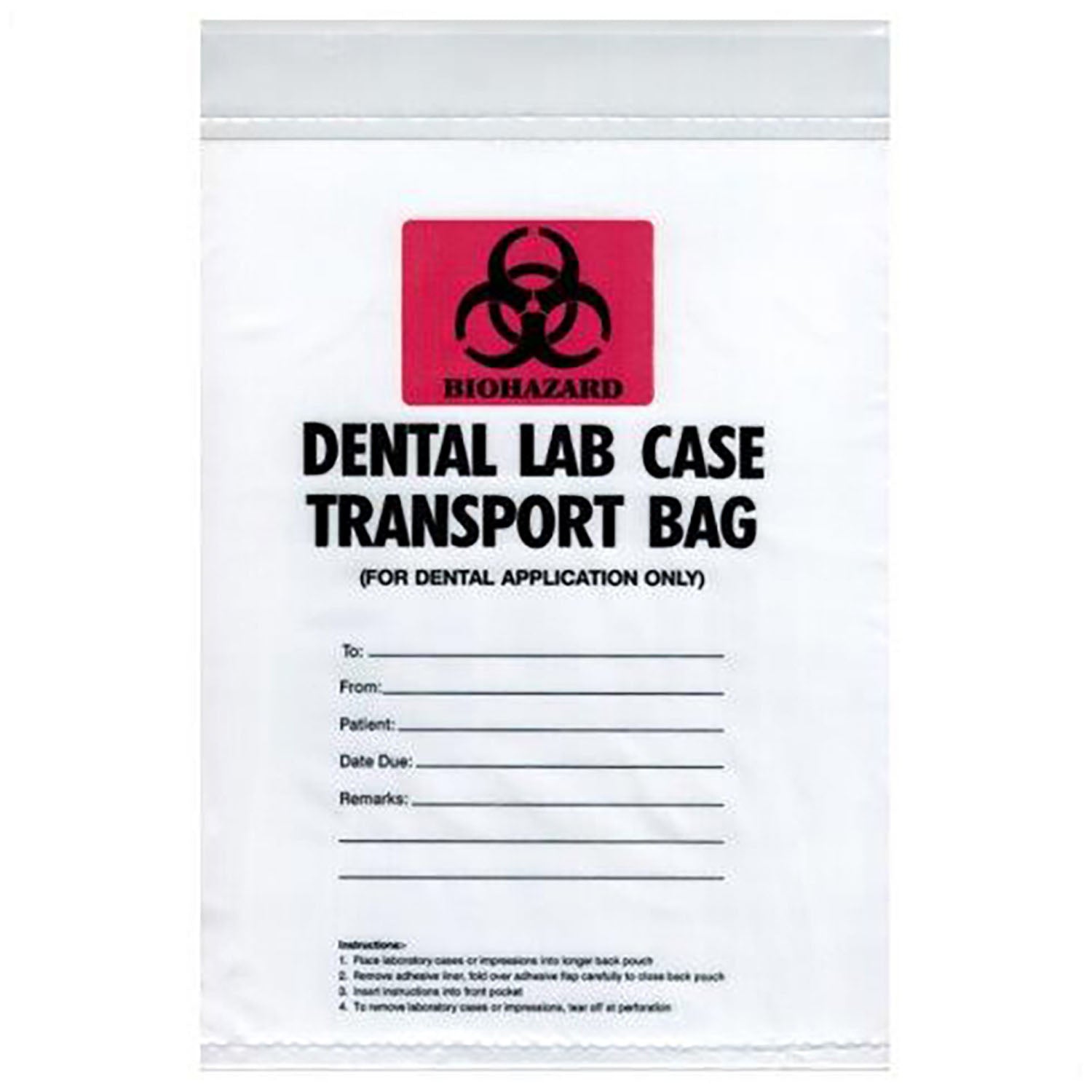 Dukal Corporation-UBC-8091 Lab Transport Bags, 6-3/4" x 10"(100/bx, 10 bx/cs)