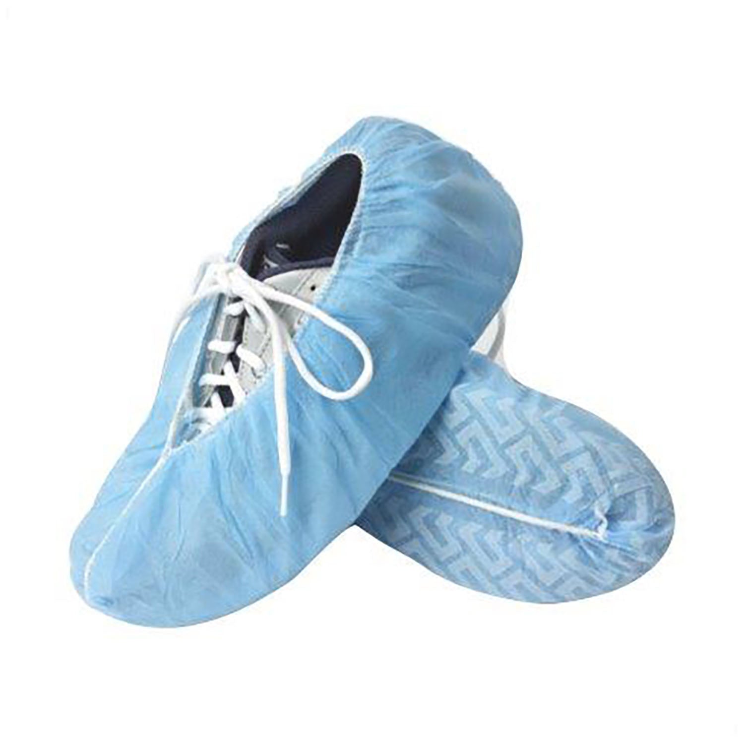 Dukal Corporation-UGA-6801 Shoe Covers, Anti-Skid, Non-Woven, Blue (100/bg, 10 bg/cs)