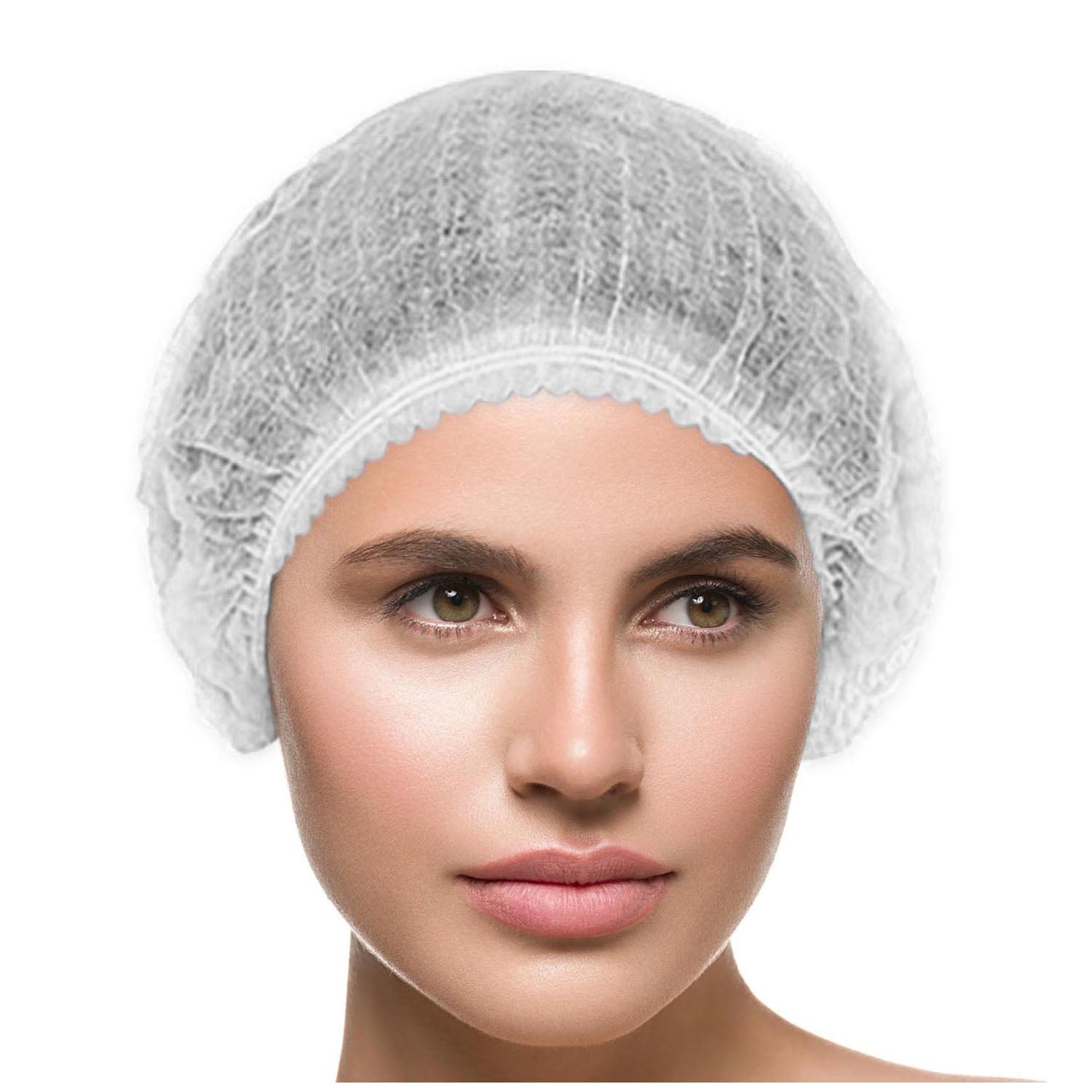 Dukal Corporation-UGA-6805 Bouffant Caps, 24", Non-Woven, White (100/bg, 20 bg/cs)