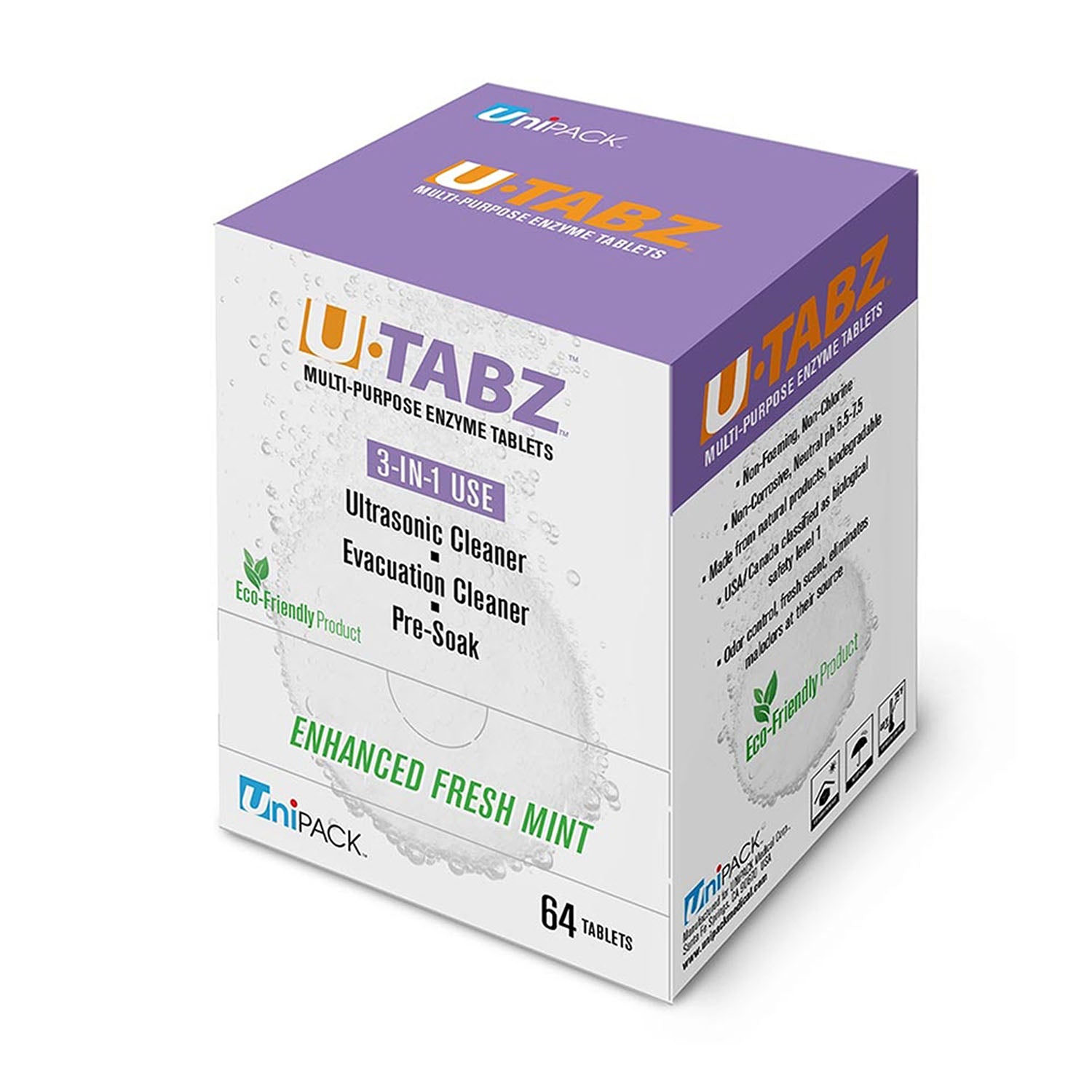 Dukal Corporation-UZM-3001 U-TABZ Ultrasonic Enzymatic Tablets (64/bx, 10 bx/cs)