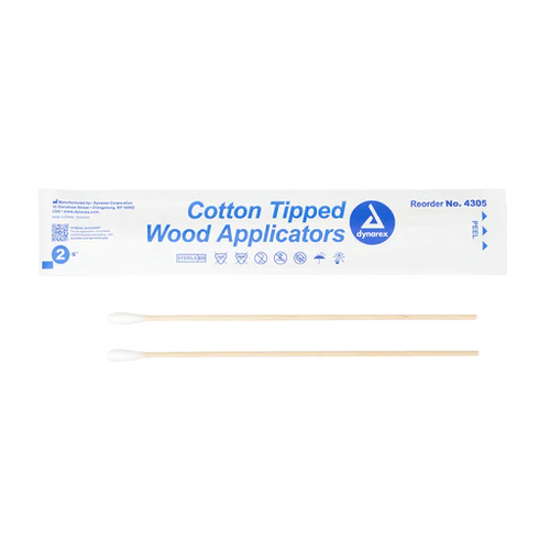 Dynarex Cotton Tipped Wood Applicators