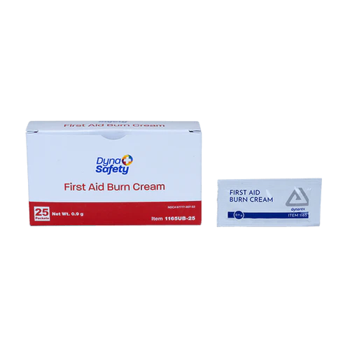 Dynarex First Aid Burn Cream, 0.9 g Foil Packet