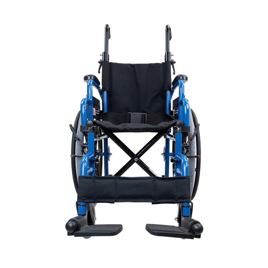 Dynarex DynaRide Pediatric Wheelchair Swing Footrest 1 Pr., Blue