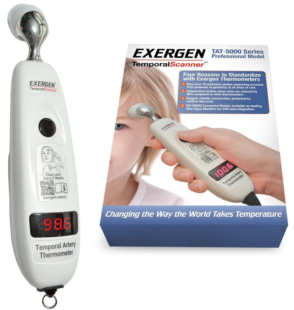Kit de sonda temporal Exergen con cable de interfaz compatible