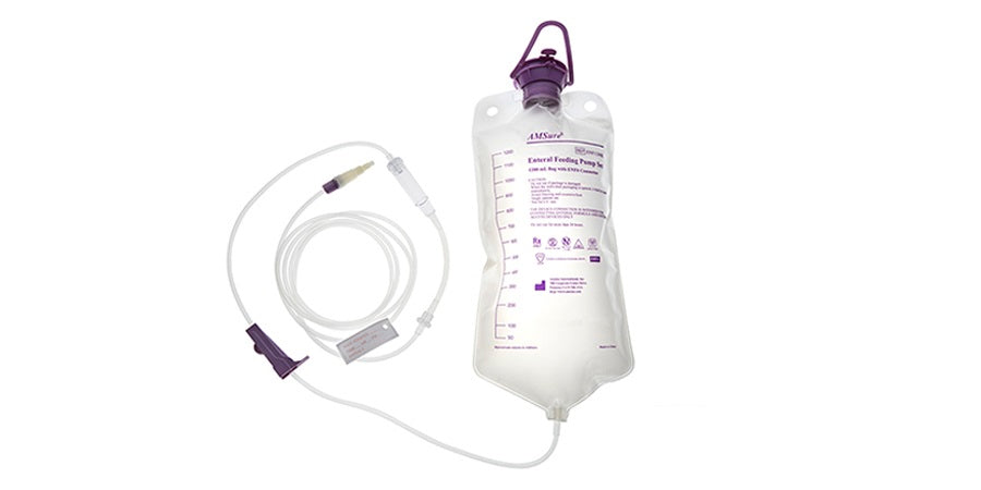 Amsino Enteral Feeding Kits and ENFit Syringes