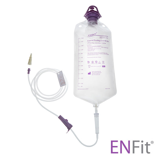 Amsino Enteral Feeding Kits and ENFit Syringes