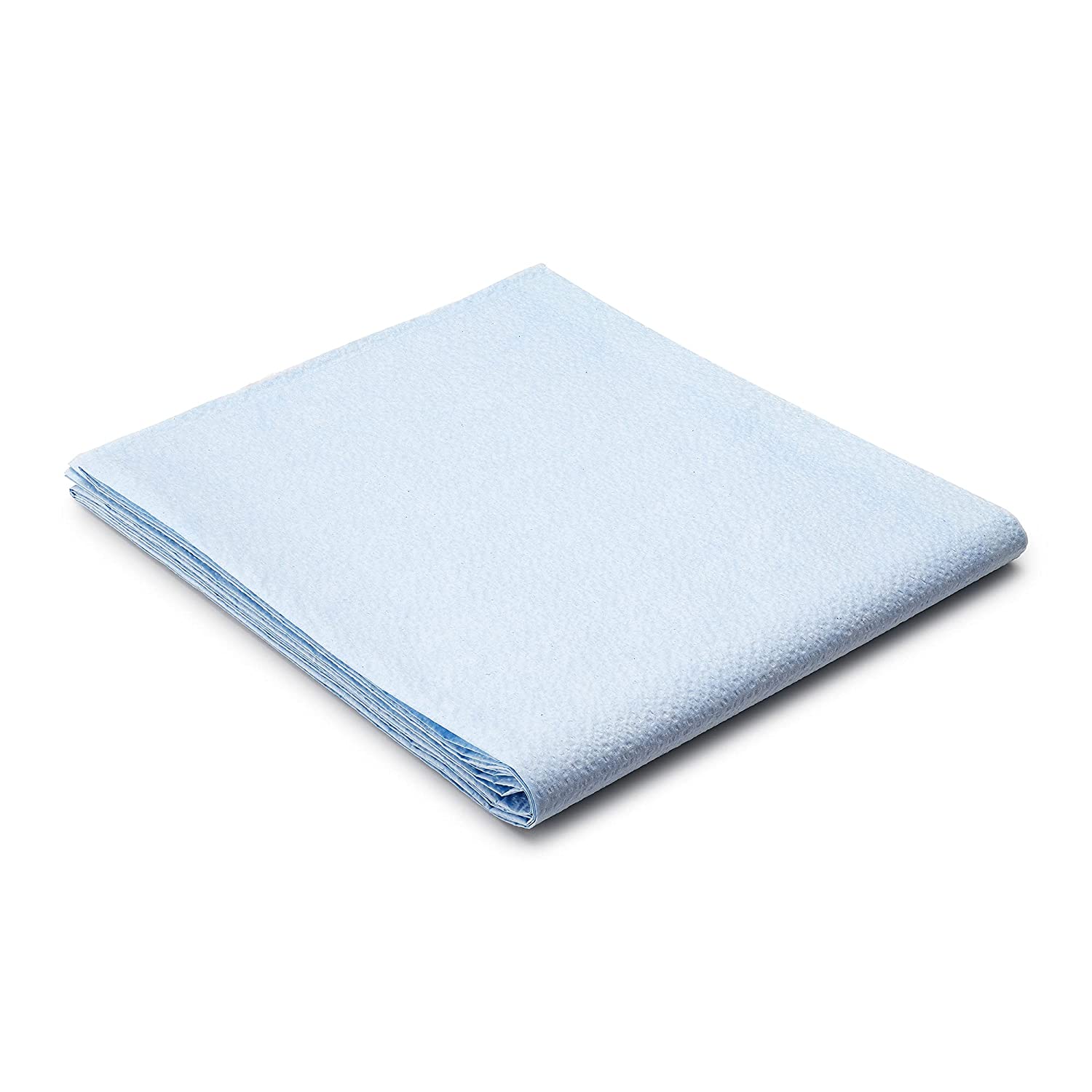 TIDI Products-980939 Stretcher Sheet, Fitted, 40in. x 90in., Non-Woven/ Poly, Blue, 25/cs , case