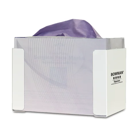 Bowman Dispensers/Marketlab-FB-021 Steel Single Face Mask Dispenser, 7.44"W x 4.81"D x 4.75"H