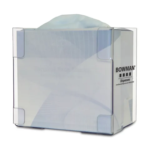 Bowman Dispensers/Marketlab-FP-122 PETG Tall Mask Box Dispenser • 8.08"W x 5.58"D x 7.6"H