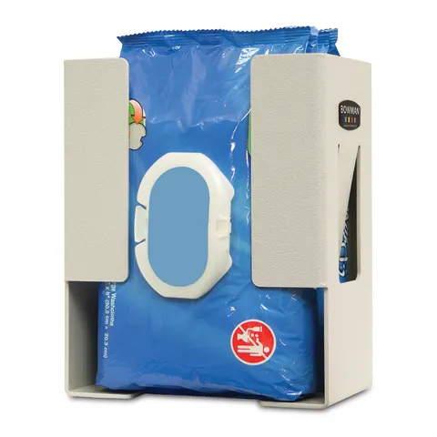 Bowman Dispensers/Marketlab-GN100-0212 ABS Dispenser, Boxed Gown • 7.95"W x 4.95"D x 9.85"H
