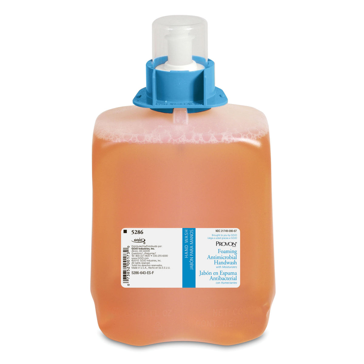 Gojo-5286-02 FMX-20™ Foaming Antimicrobial Handwash, 2000mL (2/cs)