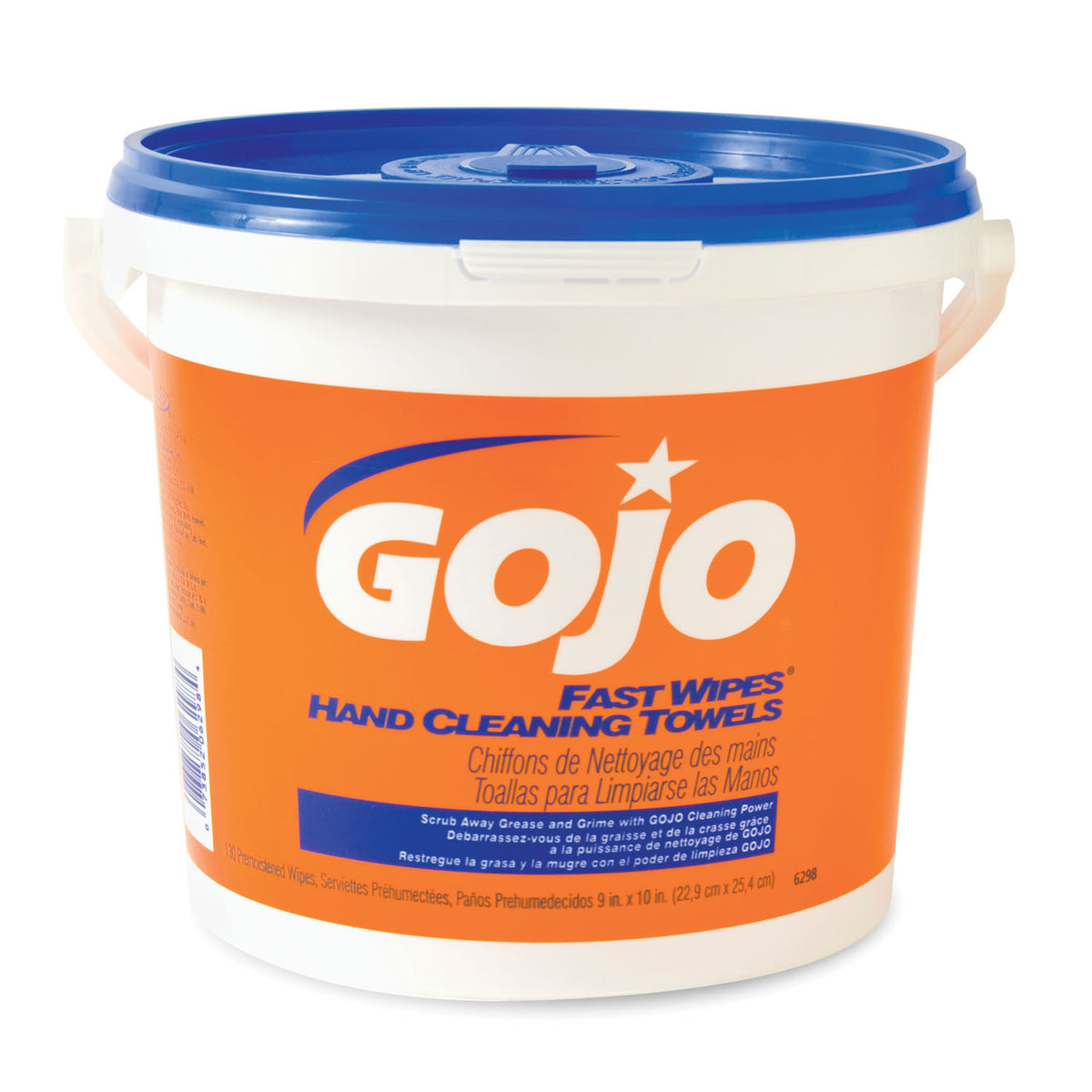 Gojo-6298-04 Heavy Duty Hand Cleaning Towels, 130 Ct Bucket (4/cs)