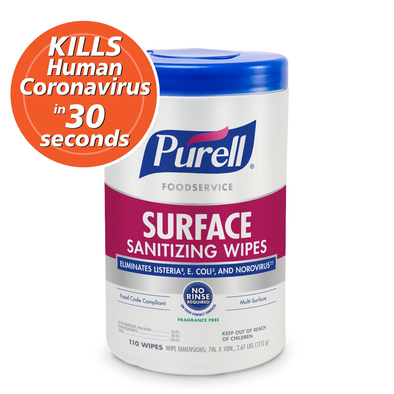 Gojo PURELL® Foodservice Surface Wipes