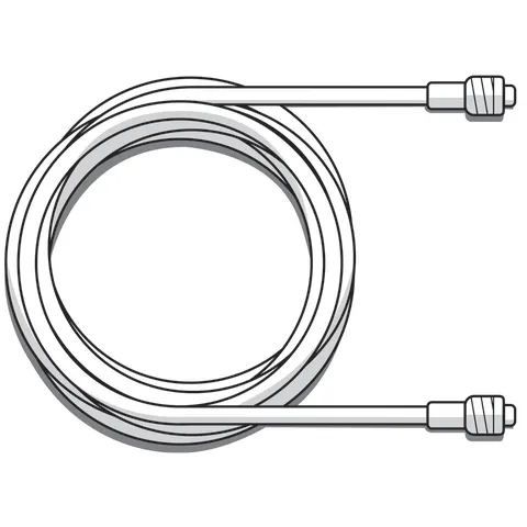 Sharn/Marketlab-GSL-2042 10' Gas Sampling Lines with 0.05" Inner Diameter, PVC Male/Male (50/pk)