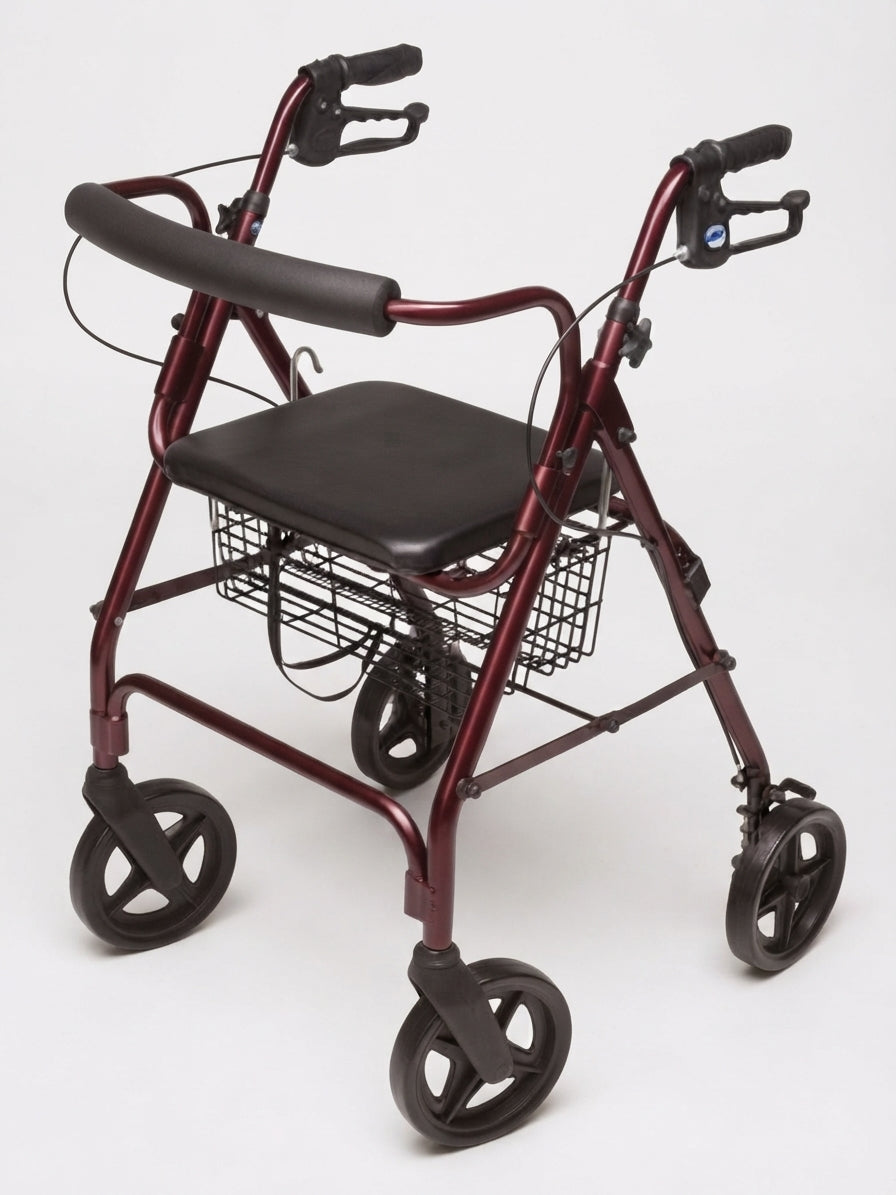 Graham Field Lumex Walkabout Four-Wheel Contour Deluxe Rollator