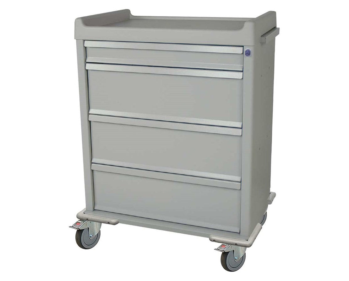Harloff All Aluminum Punch Card Cart