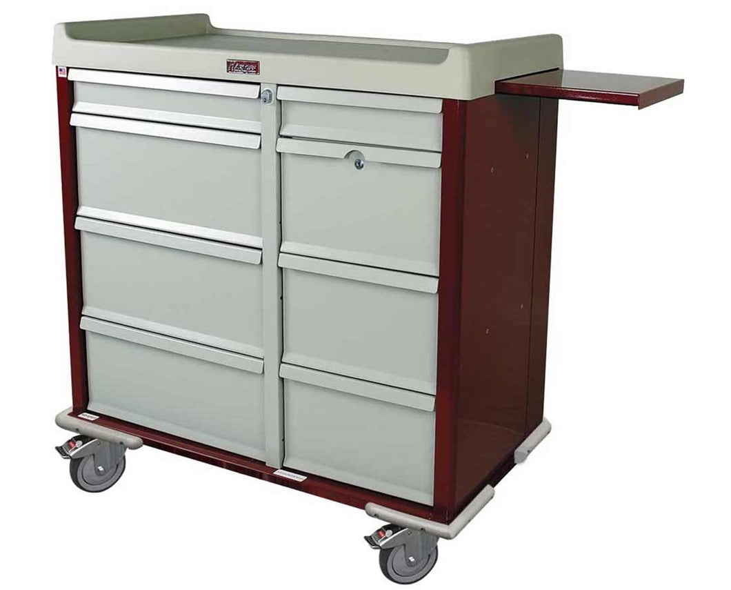 Harloff All Aluminum Punch Card Cart