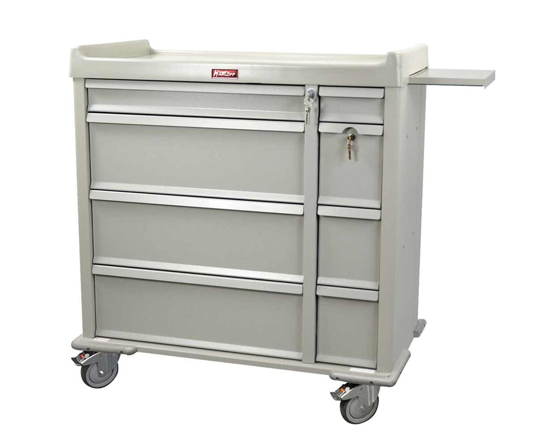 Harloff All Aluminum Punch Card Cart