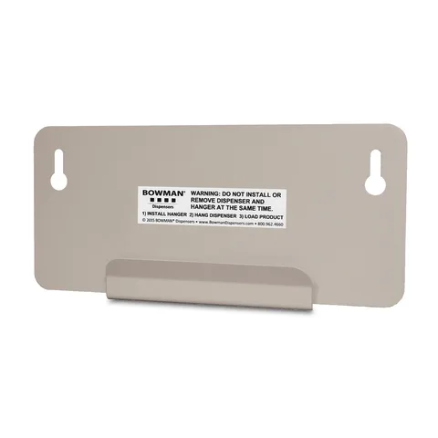 Bowman Dispensers/Marketlab Steel Hanger for Walls, Doors, or Isolation Stations