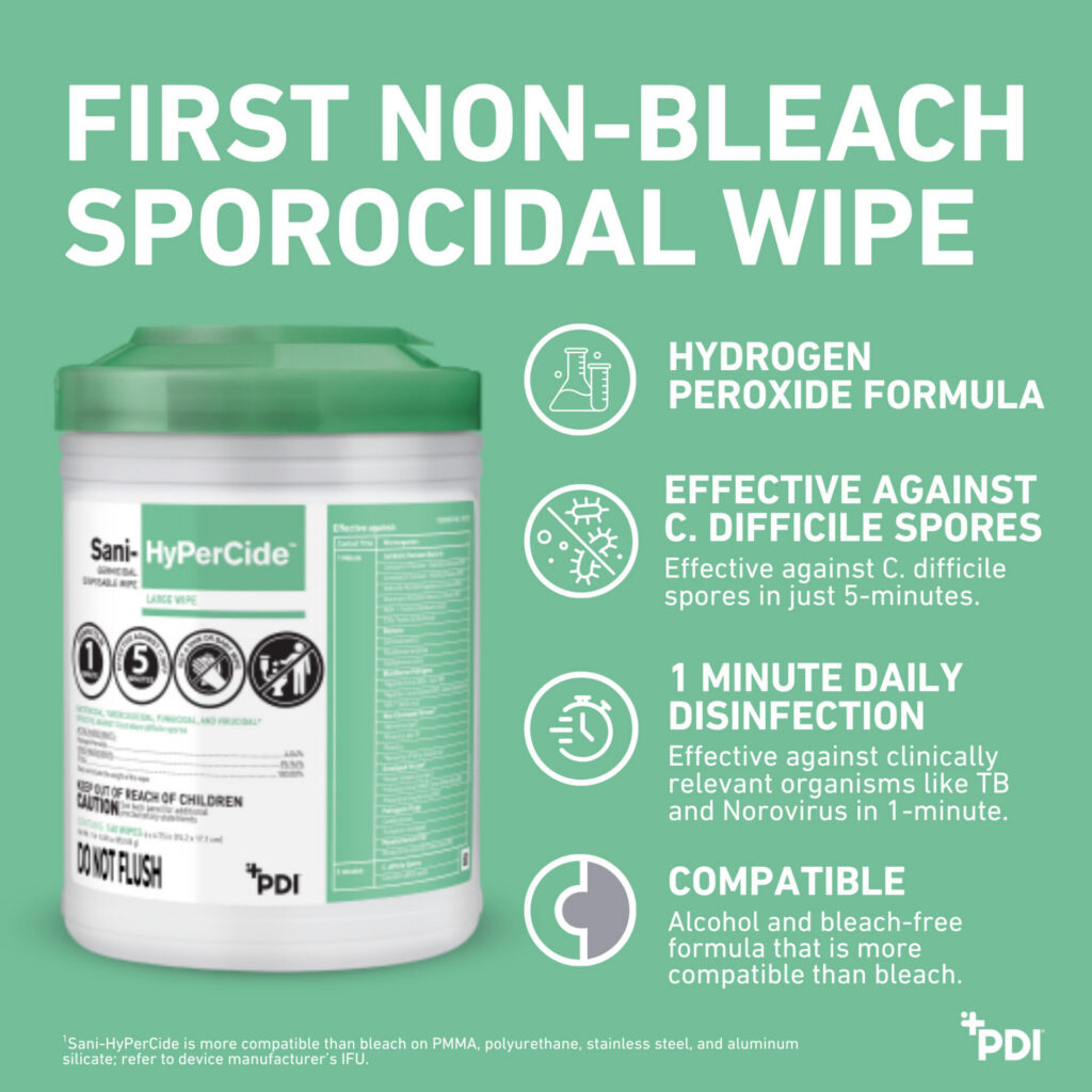 PDI Sani-HypCide Germicidal Wipe