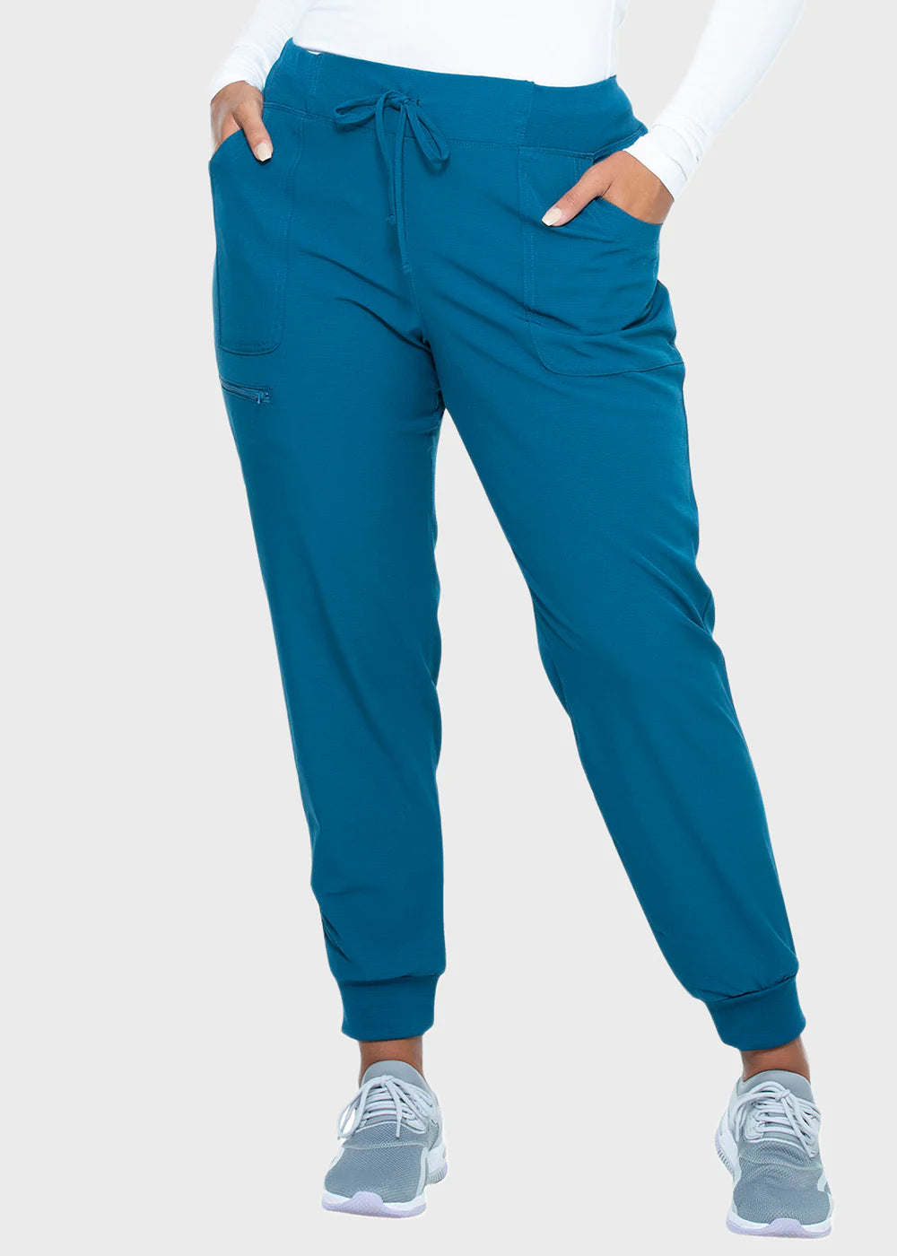 Break On Through by HeartSoul Women's Low Rise Tapered Leg Pant Drawstring Jogger - Tall