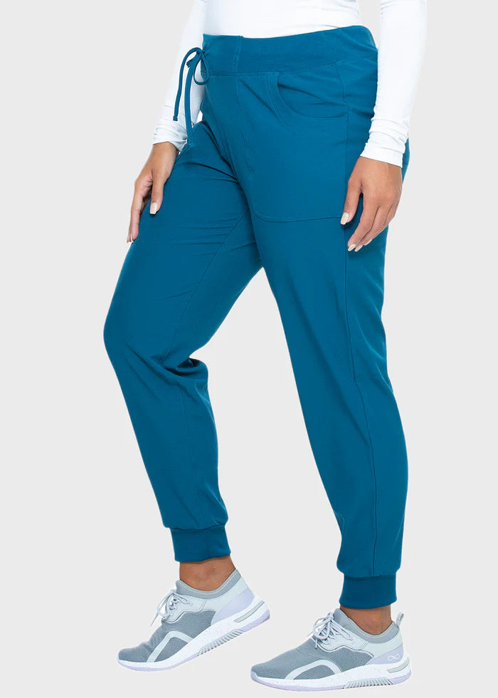 Break On Through by HeartSoul Women's Low Rise Tapered Leg Pant Drawstring Jogger - Tall