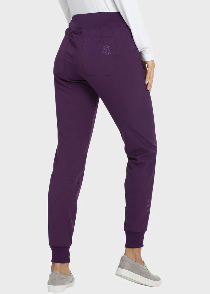 Break On Through by HeartSoul Women's Low Rise Tapered Leg Pant Drawstring Jogger - Tall