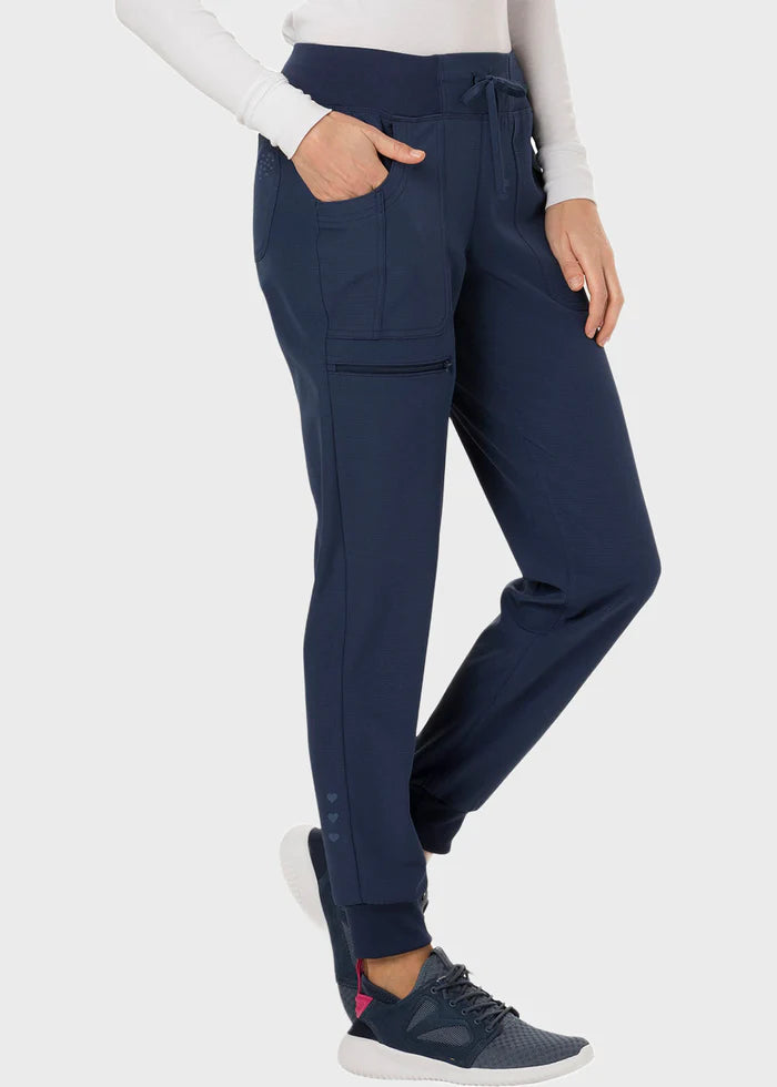 Break On Through by HeartSoul Women's Low Rise Tapered Leg Pant Drawstring Jogger - Tall