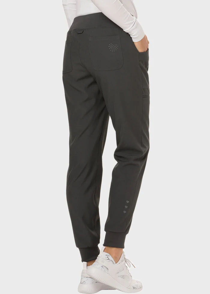 Break On Through by HeartSoul Women's Low Rise Tapered Leg Pant Drawstring Jogger - Tall