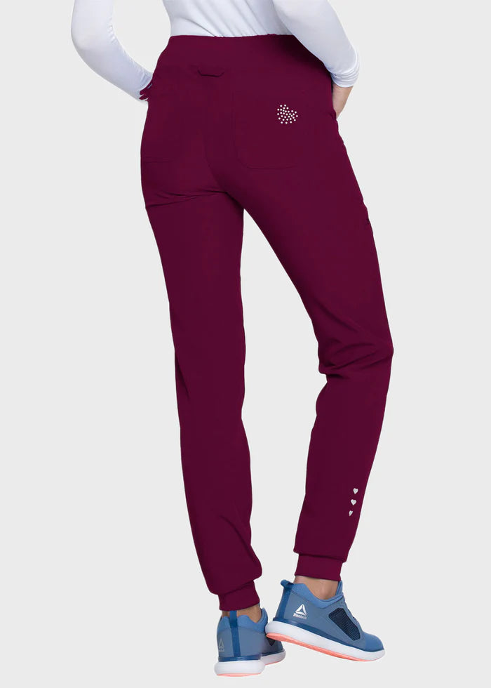 Break On Through by HeartSoul Women's Low Rise Tapered Leg Pant Drawstring Jogger - Tall