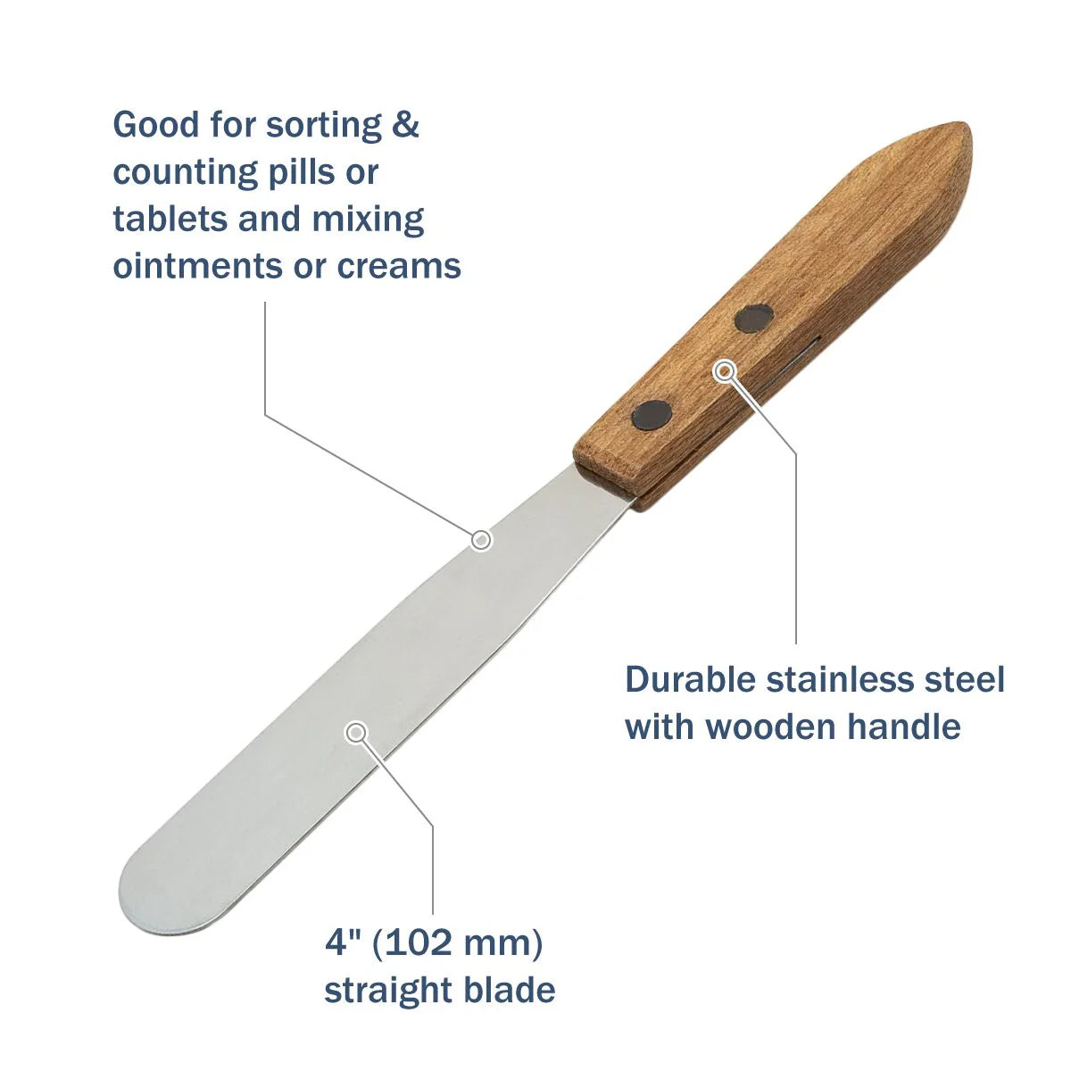 Apothecary Products Stainless Steel Spatula