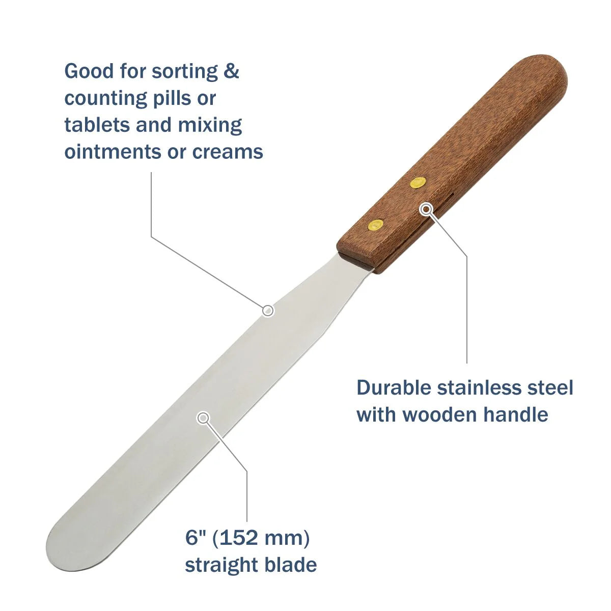 Apothecary Products Stainless Steel Spatula