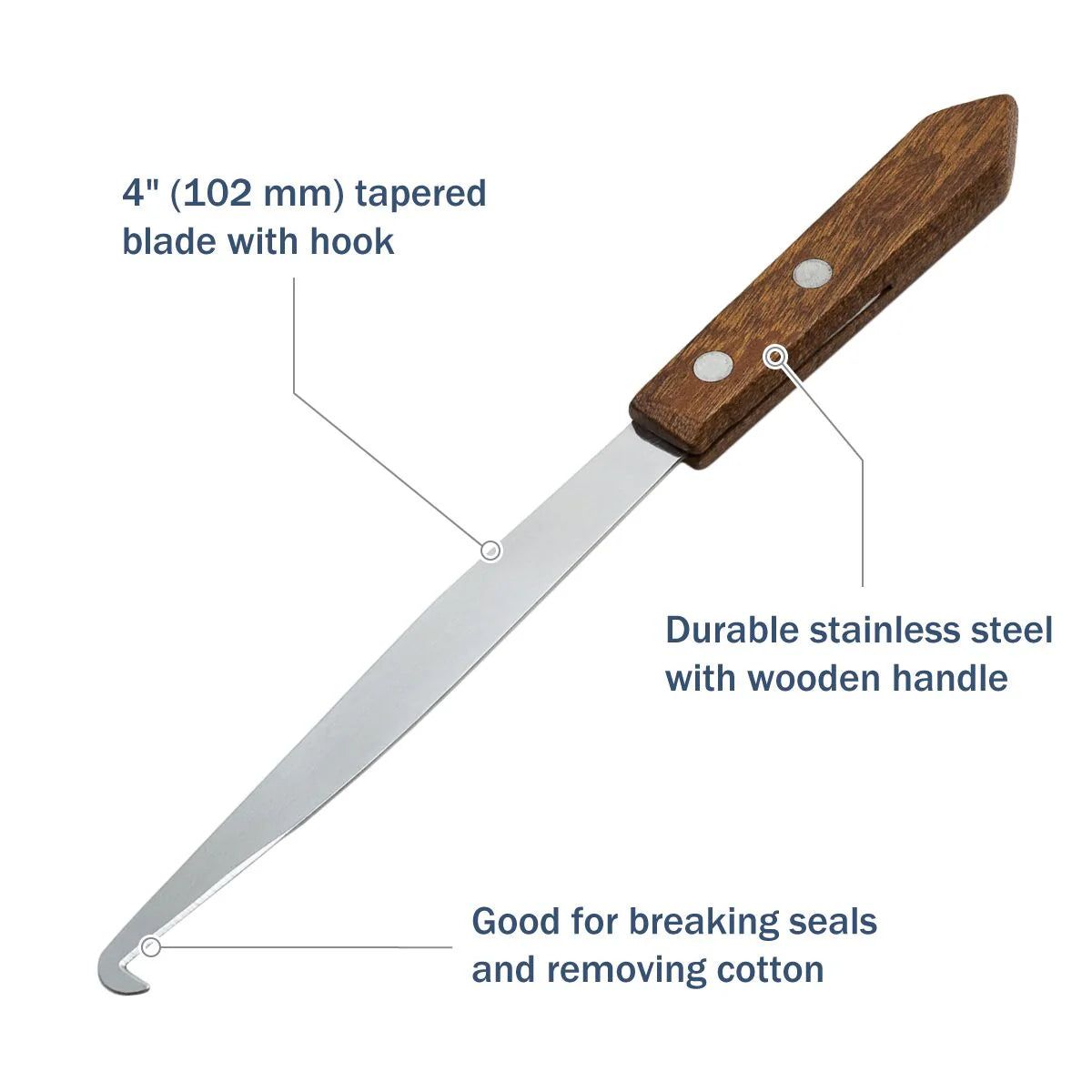 Apothecary Products-25681 Hook-Knife Spatula