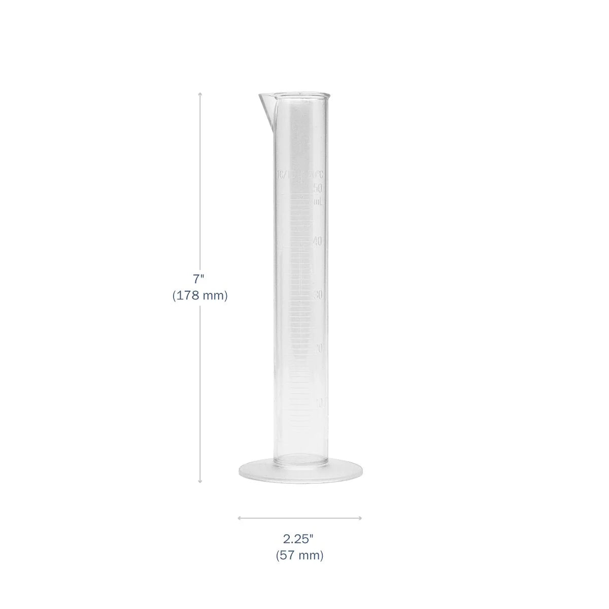 Apothecary Products Transparent & Autoclavable Graduated Cylinder