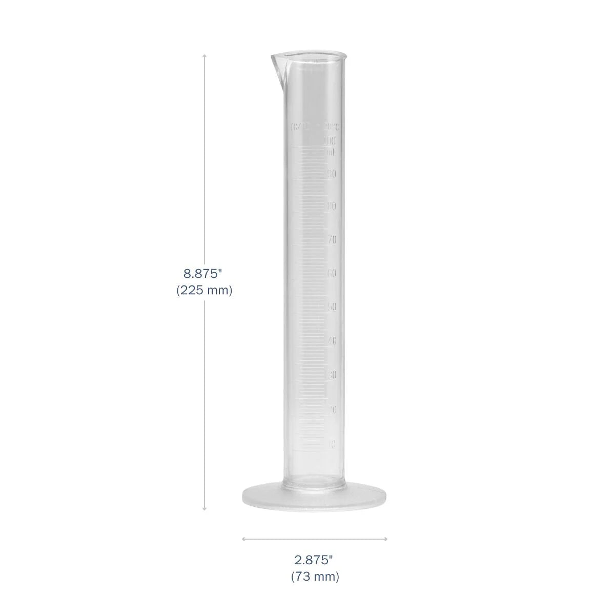 Apothecary Products Transparent & Autoclavable Graduated Cylinder