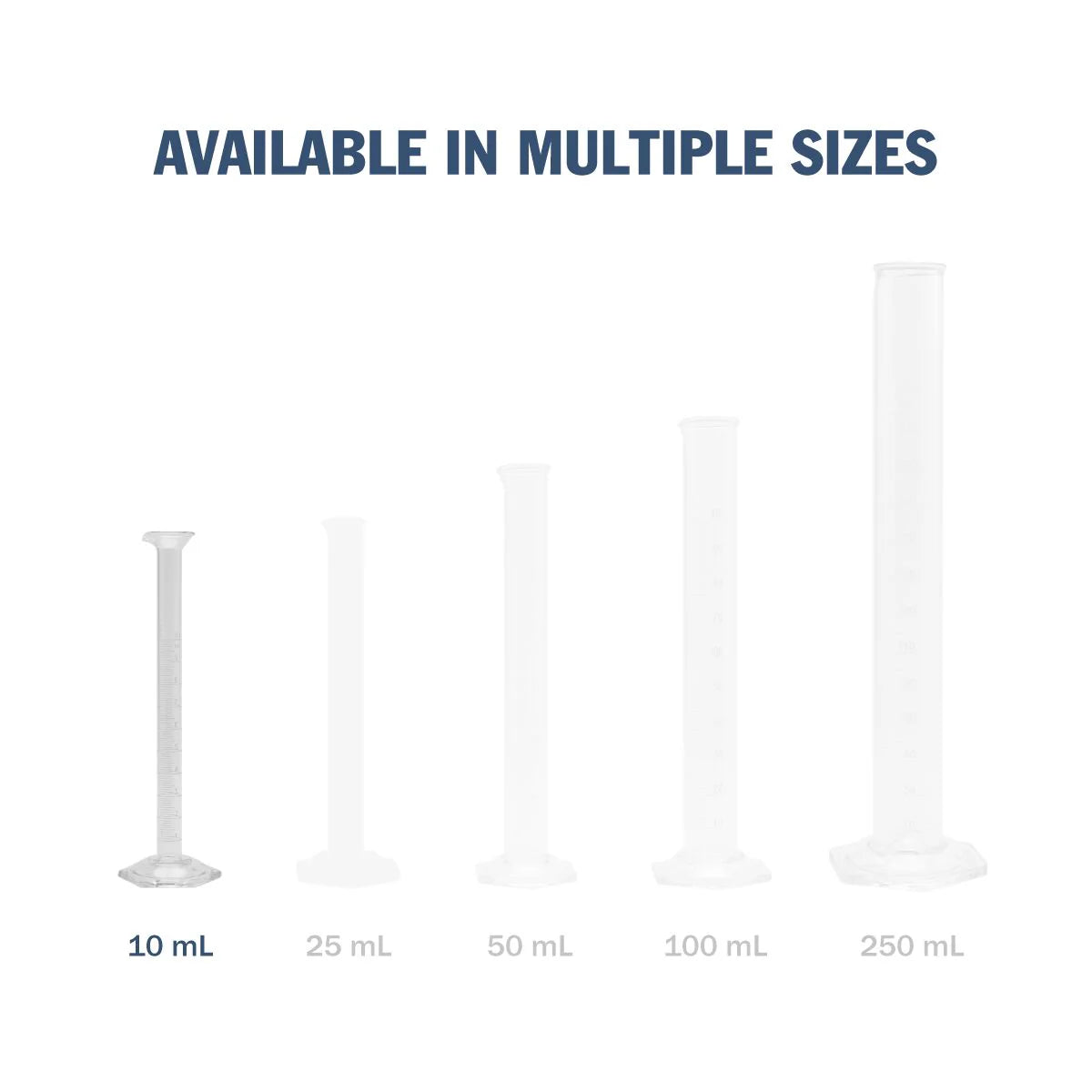 Apothecary Products Pyrex® Metric Single Scale Graduated Glass Cylinder