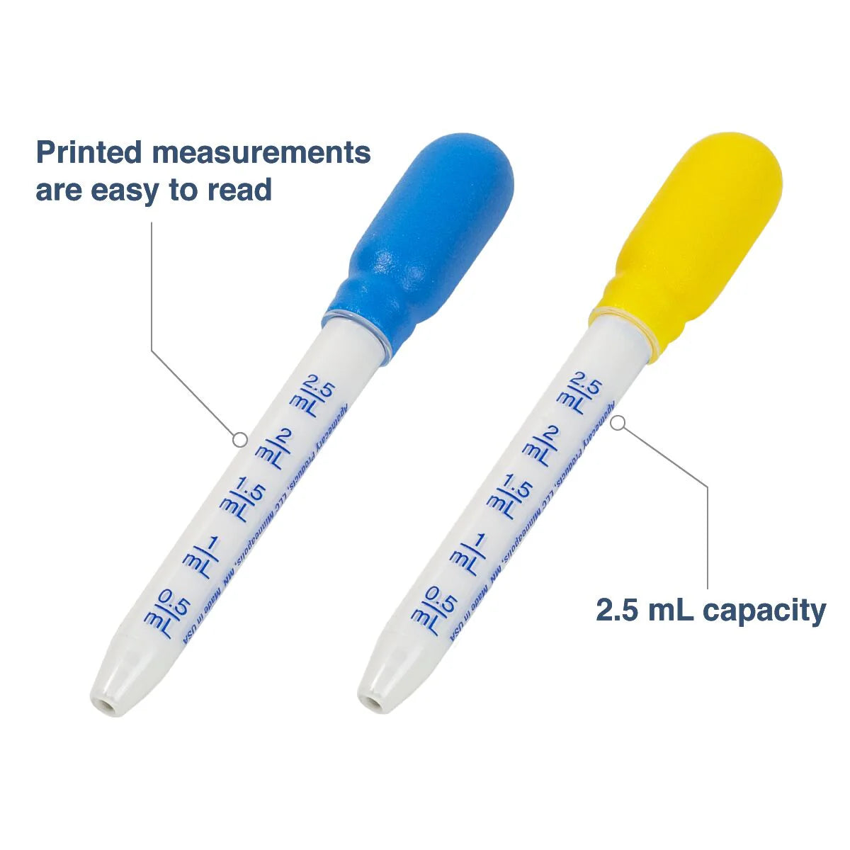 Apothecary Products-67001BC Ezy Dose Kids® Medicine Dropper (Bulk) 2.5ml