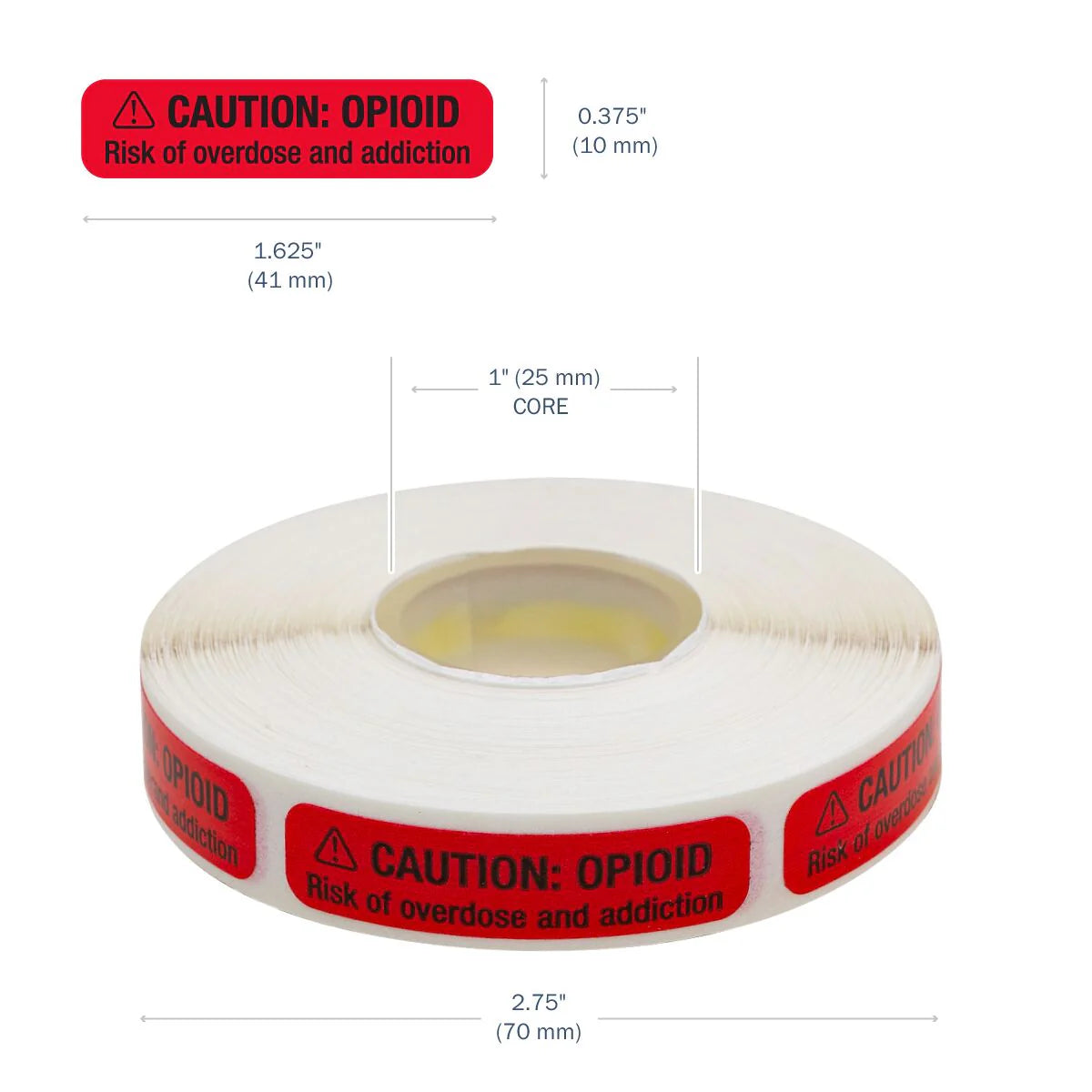 Apothecary Products-70244 "OPIOID WARNING" Label