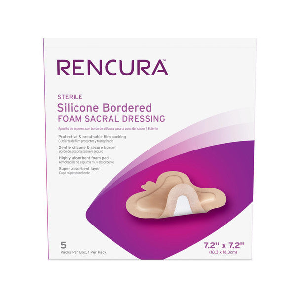 Dukal Corporation Silicone Bordered Foam Sacral Dressing