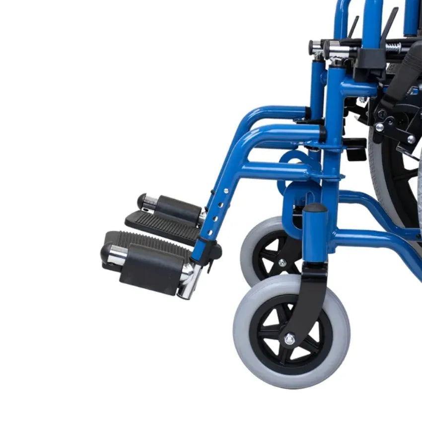 Dynarex DynaRide Pediatric Wheelchair Swing Footrest 1 Pr., Blue