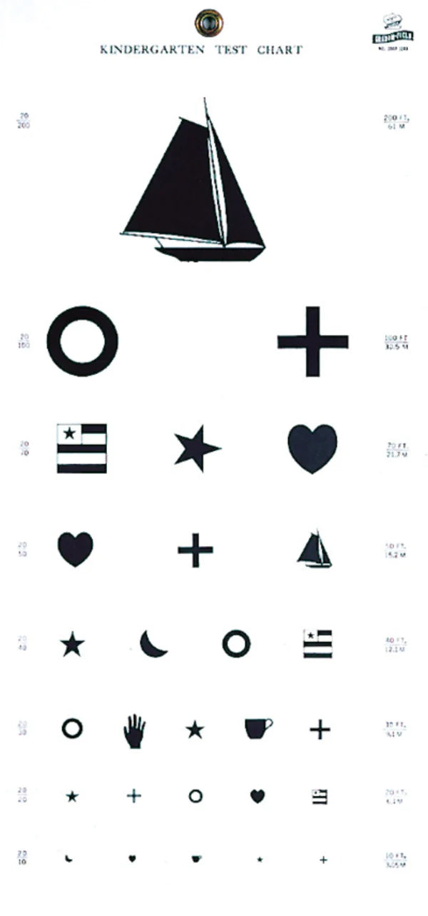 Graham Field-1243 - Kindergarten Hanging Eye Chart