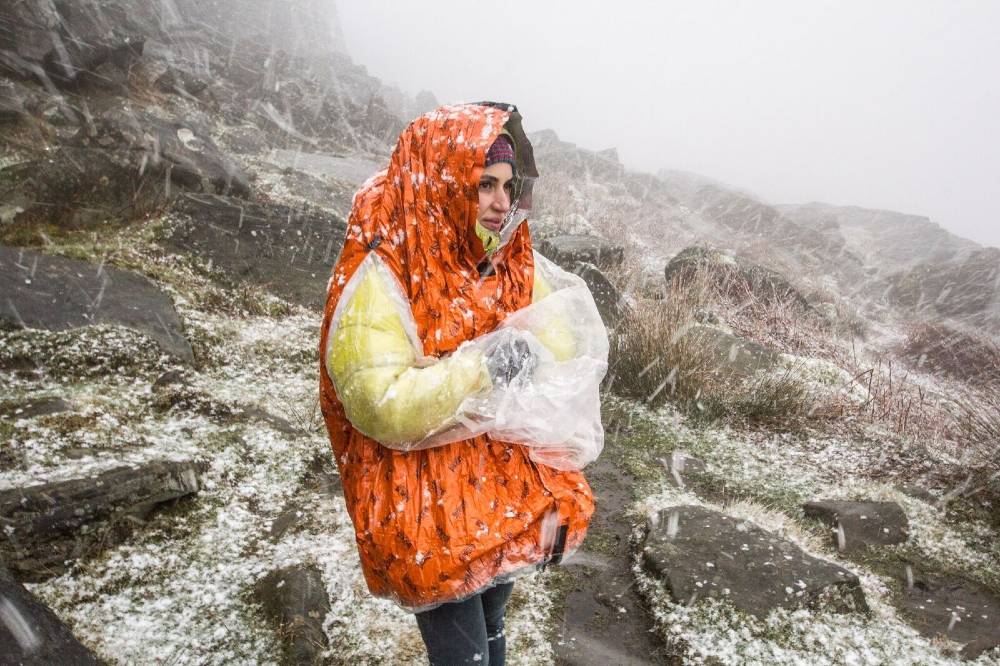 Safeguard Medical-BPS-12 Blizzard Survival Jacket, Large - Orange (25/CS)