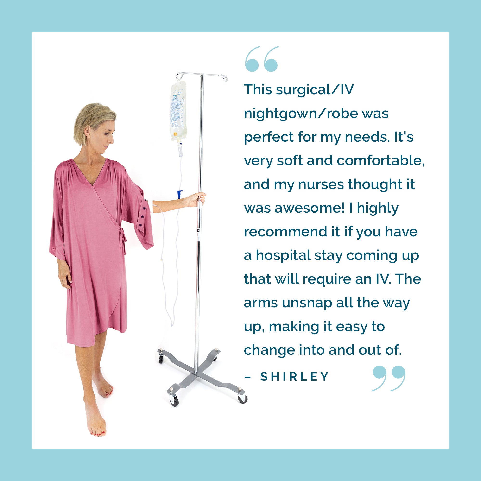 Collect-Hospital Gown with Snaps