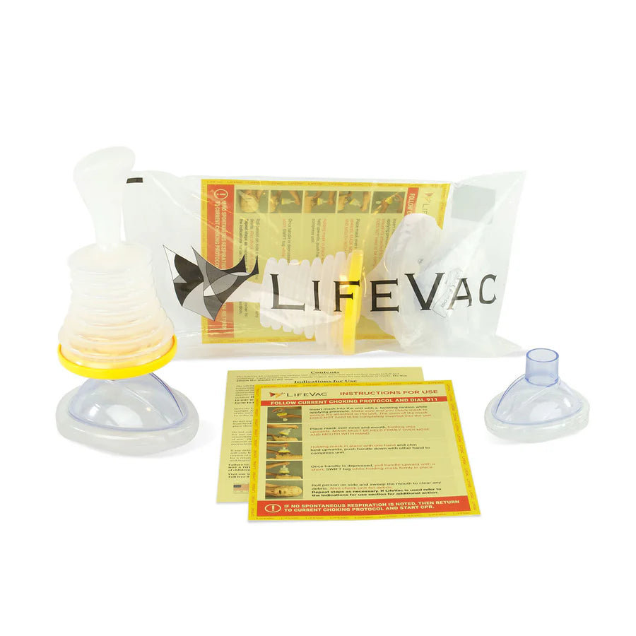 LifeVac-LVE2001 EMS Kit - Unit, 1 adult mask, 1 pediatric mask, Instructions for use (Each)