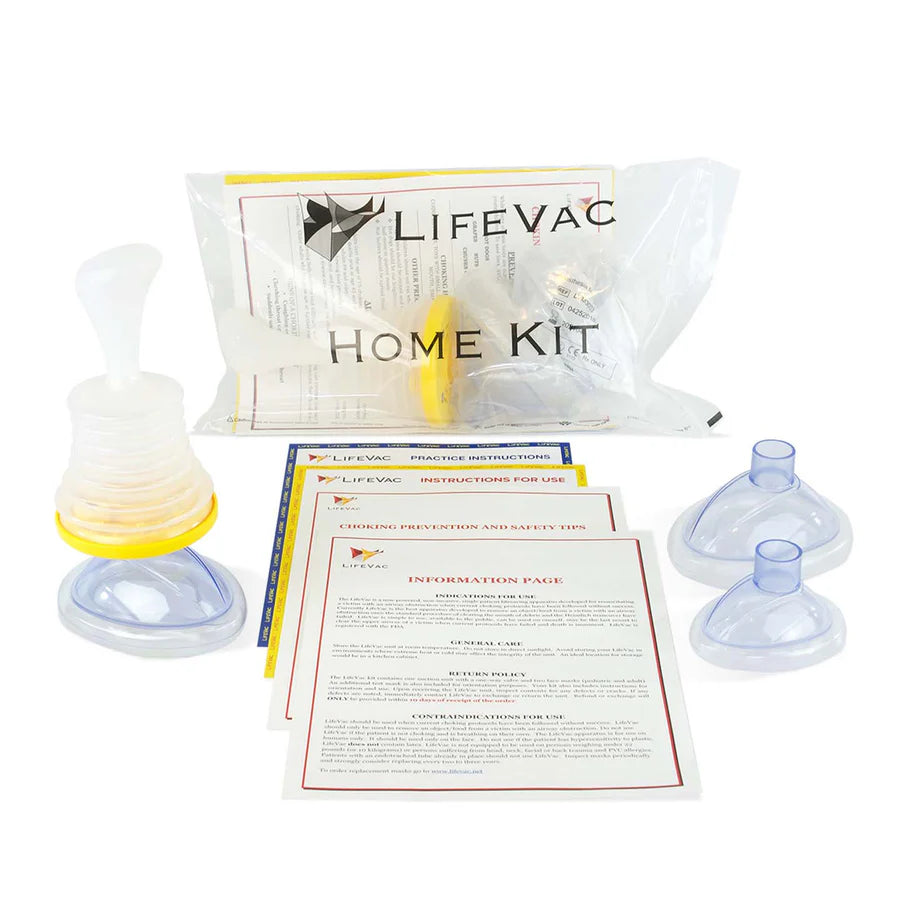 LifeVac-LVT1002  LifeVac Unit, 1 adult mask, 1 pediatric mask, 1 practice mask, and instructions for use (Each)