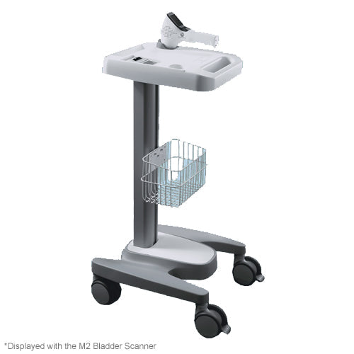 Mobile Stand for M2 Bladder Scanner. Includes probe holders, work shelf